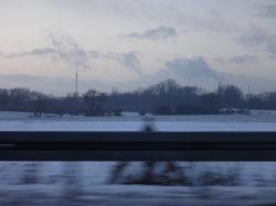 Snow covered fields