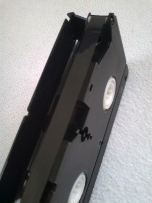VHS Tape up close, 