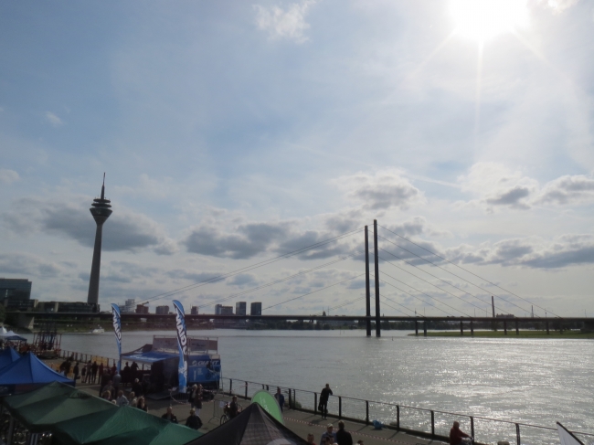 Düsseldorf Bridge and Tower, 
