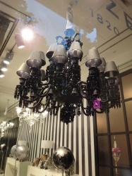 Black chandelier