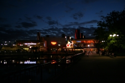 Night time Disney Village