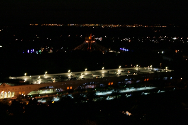 Overlooking Disneyland Paris: Gare TGV and Space Mountain, 