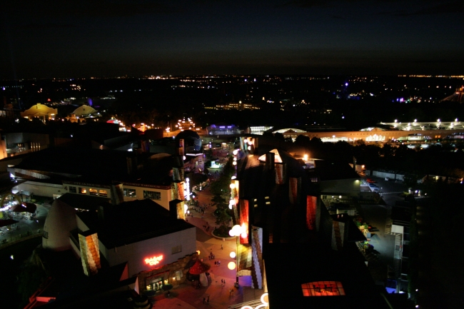 Overlooking Disneyland Paris, 