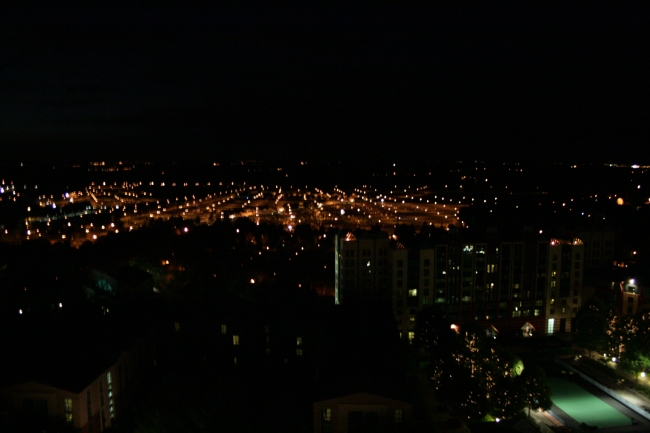 Overlooking Disneyland Paris: Parking, NY, 