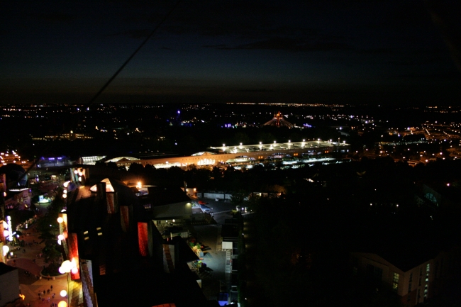 Overlooking Disneyland Paris: Disney Village, Gare TGV, 