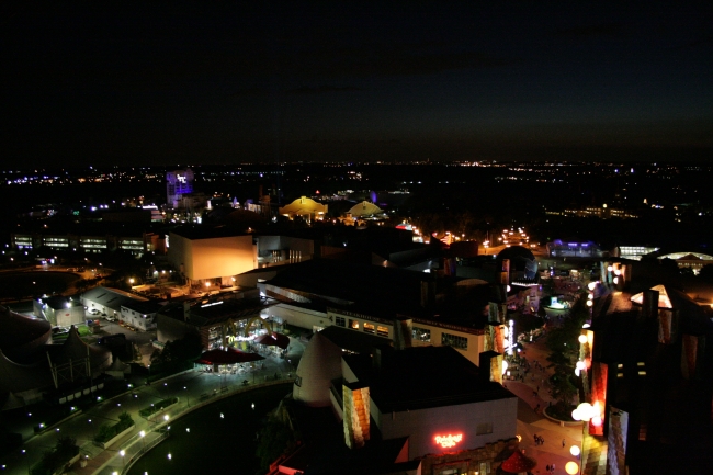 Overlooking Disneyland Paris, 