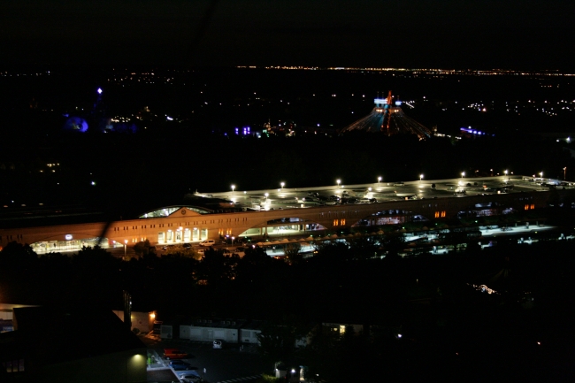 Overlooking Disneyland Paris: Gare TGV, 