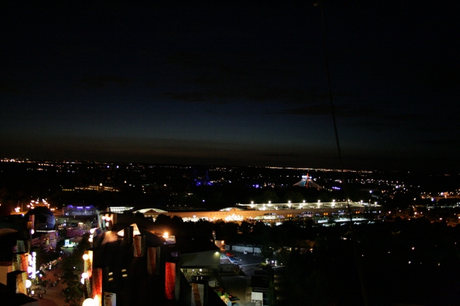 Overlooking Disneyland Paris: Gare and Village, 