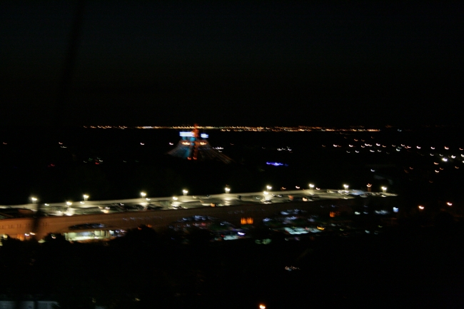 Overlooking Disneyland Paris: Gare and Space Mountain, 