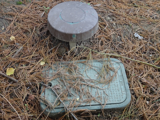 Rain Bird irrigation control valve and Bose In-Ground Speaker, 