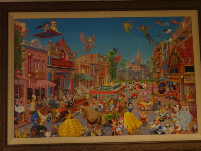 Disney Gallery: Main Street character collage, 