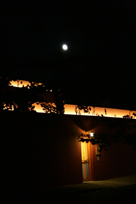 Hotel Santa Fe Marquees at night, 