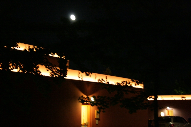 Hotel Santa Fe Marquees at night, 