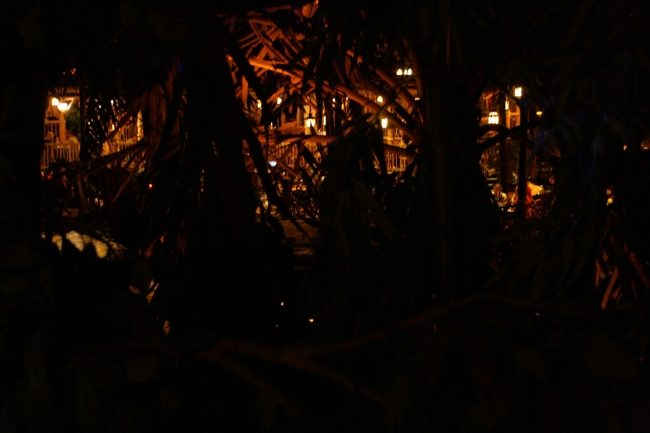 Blue Lagoon restaurant, as seen from the cueing area of POTC