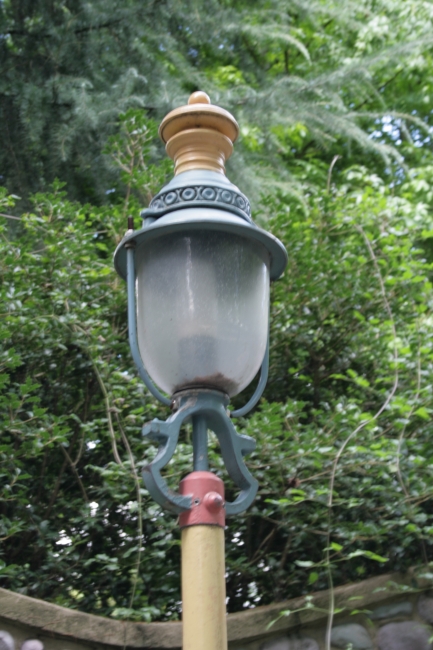 Fantrasyland lamp near Casey Jr., 