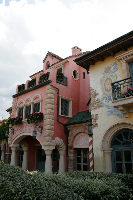 Houses detail, Pizzaria, I think near Fantasia Gelati