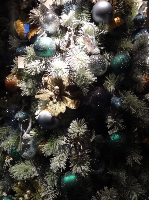 Christmas tree decoration close-up, 