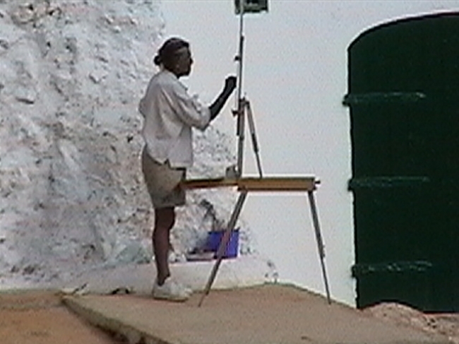 Maler auf Menorca, 